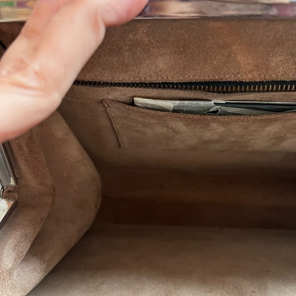 Vintage 50s Unbranded Top Handled Purse - Picture 11 of 12